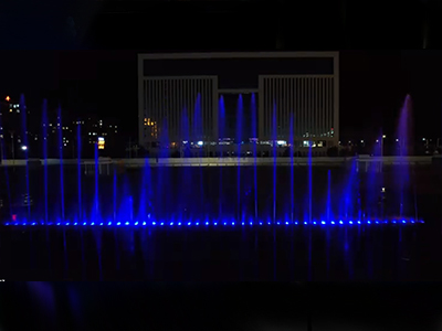 山西代县政府广场水舞秀